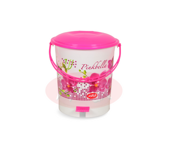 Decorated Pedal Dust Bucket – 12
