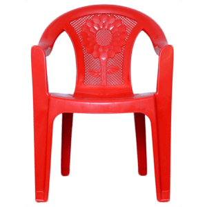 Ankurwares Blossom Red Chair