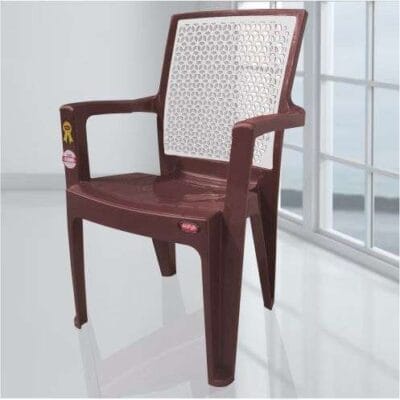 Ankurwares Imperial Coffe-White Chair