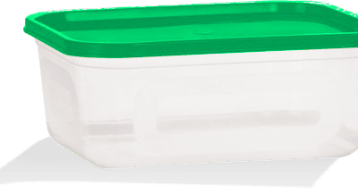 Green Lid Plastic Box for Kitchen