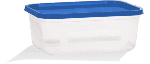 Ankurwares Plastic Box with Blue Lid