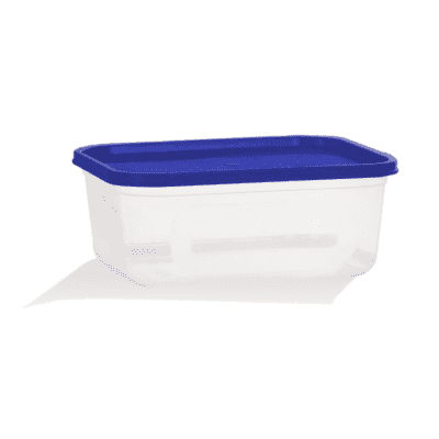Ankurwares Plastic Box with Blue Lid
