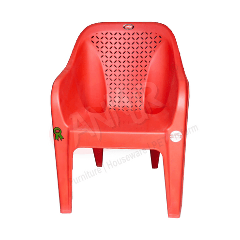 Ankurwares Roomy Red Chair