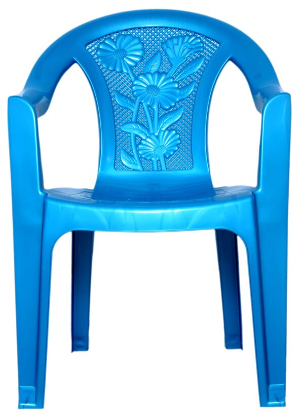 Ankurwares New Flora Blue Chair