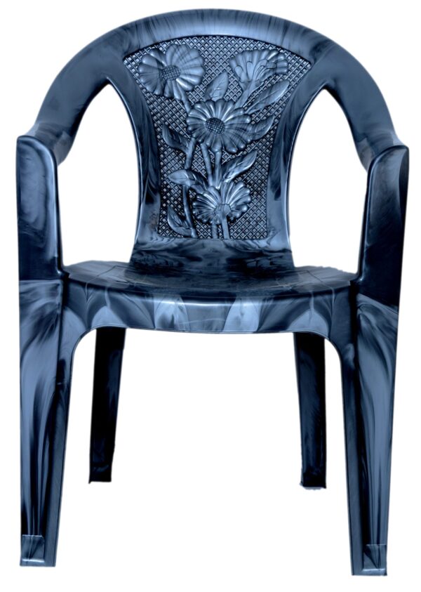 Ankurwares New Flora Mix Blue Chair