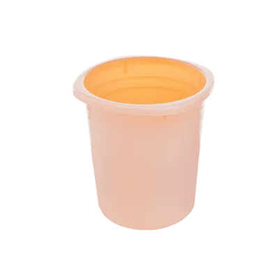 Ankurwares Cream Squre Round Dust Bucket