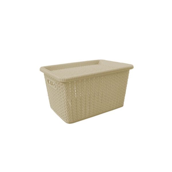 Elegance Storage Basket with Lid - Image 3